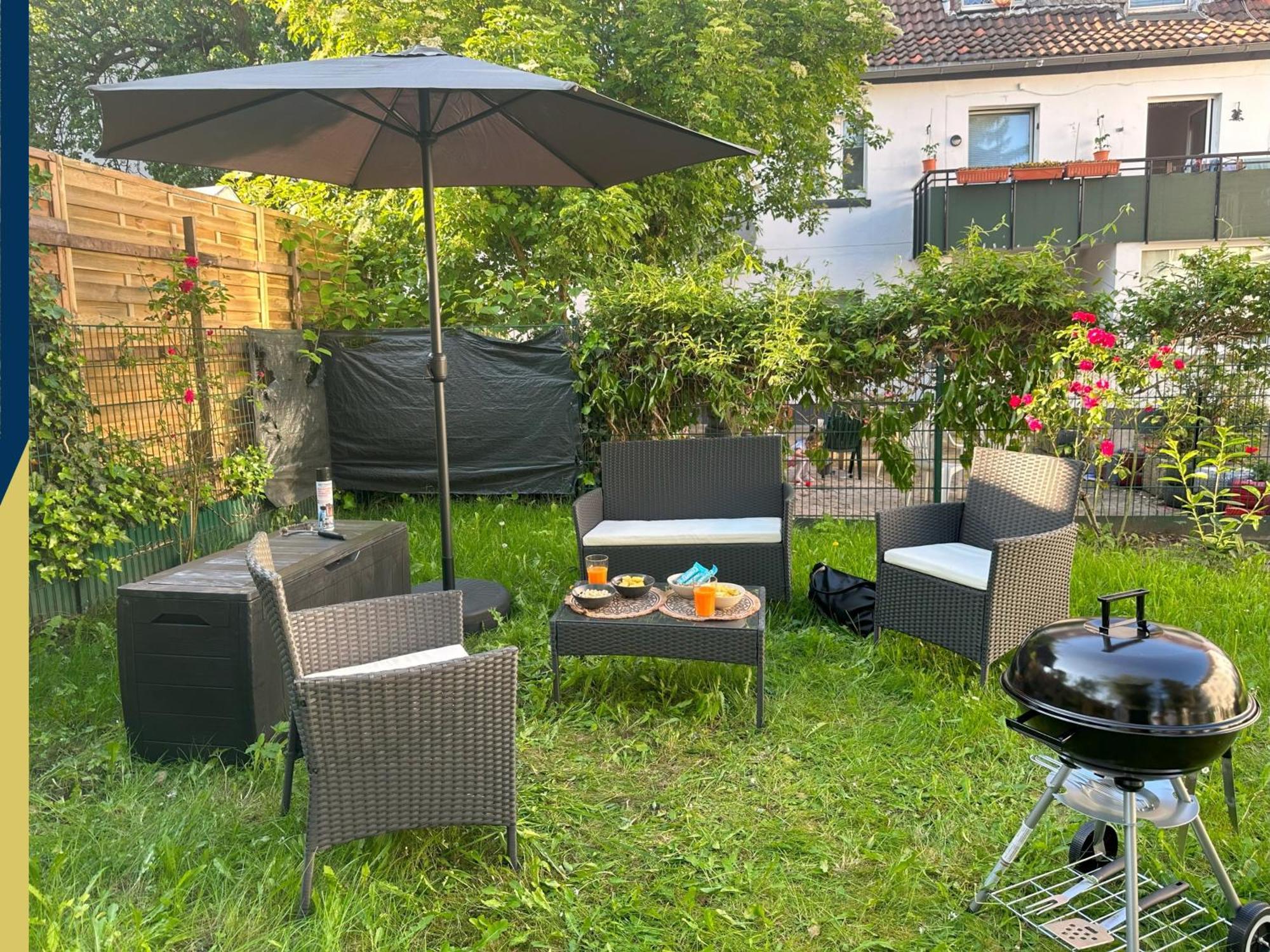 Cozy Apartment With Garden In Gelsenkirchen Kültér fotó
